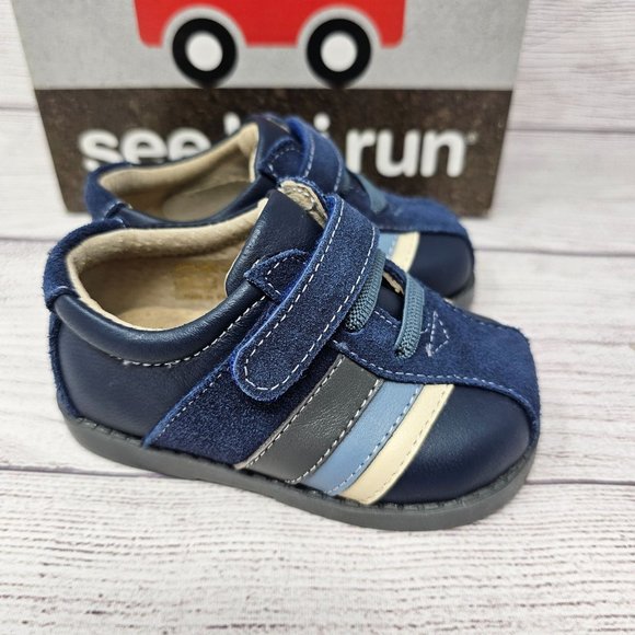 NEW!! See Kai Run Baby Boy Park Trainer‎ Size 4 - Picture 1 of 12